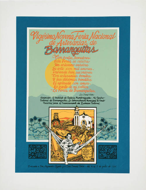 Vigésimo Novena Feria Nacional de Artesanías de Barranquitas