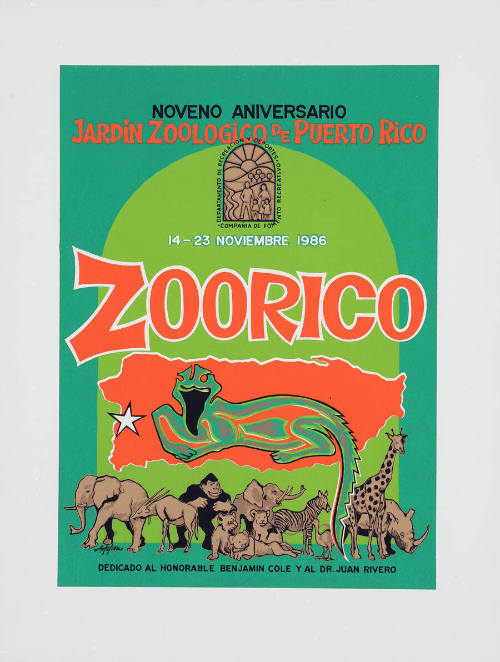 Noveno Aniversario, Jardín Zoológico de Puerto Rico