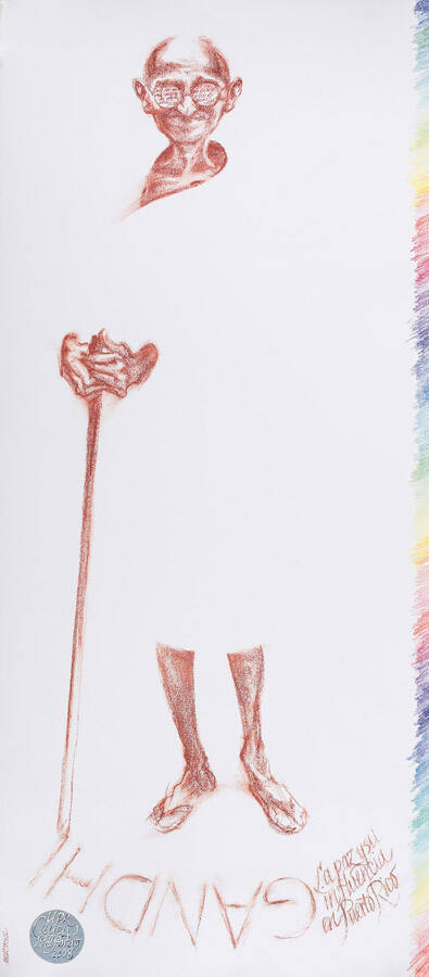 Ghandi, La paz y su influencia en Puerto Rico