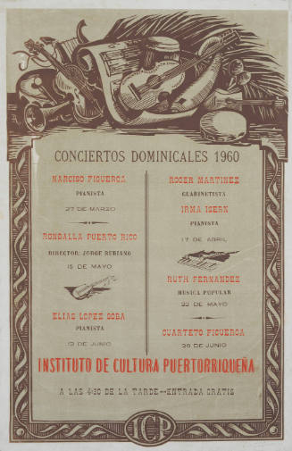 Conciertos Dominicales 1960