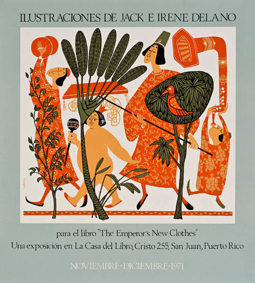 Ilustraciones de Jack e Irene Delano para el libro "The Emperor's New Clothes"