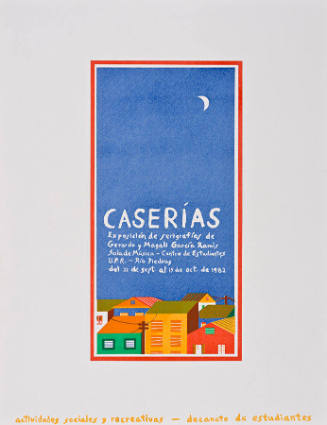 Caserías: Exposición de serigrafías de Gerardo y Magaly García Ramis