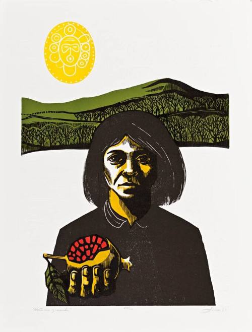 Niña con granada
Primer Portafolio Artes Gráficas Puertorriqueñas