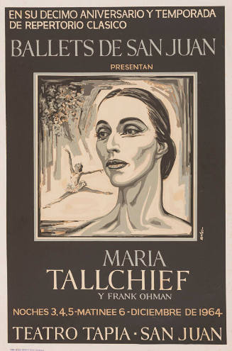 Ballets de San Juan presentan María Tallchief y Frank Ohman