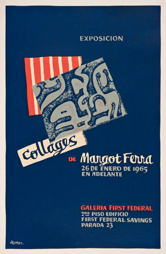 Exposición, Collages de Margot Ferra