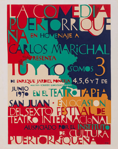 La Comedia Puertorriqueña en homenaje a Carlos Marichal presenta: "Tú y yo somos 3"