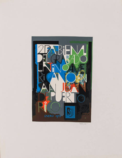 2da. Bienal del Grabado Latinoamericano en San Juan de Puerto Rico
