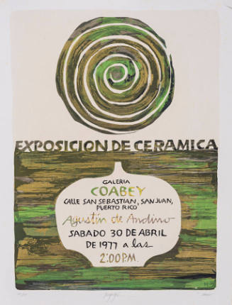 Exposición de Cerámica, Agustín de Andino